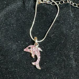 Crystal Dolphin Necklace